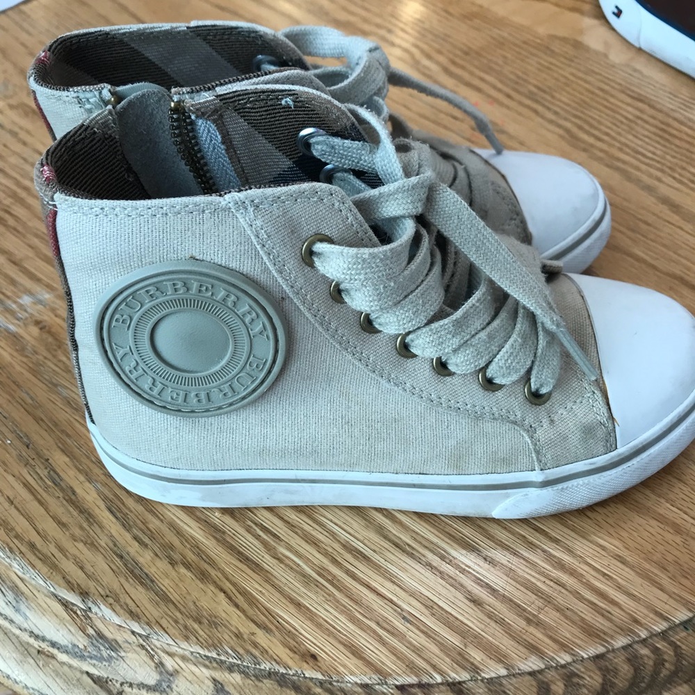 Authentic Burberry shoes for little boy